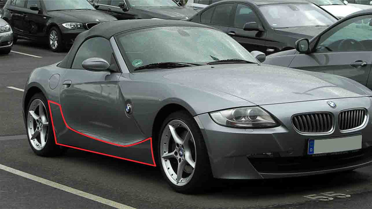 BMW Z4 PPF-Schutzfolie Schweller 2er-Satz E85 NEU – Ansicht 2