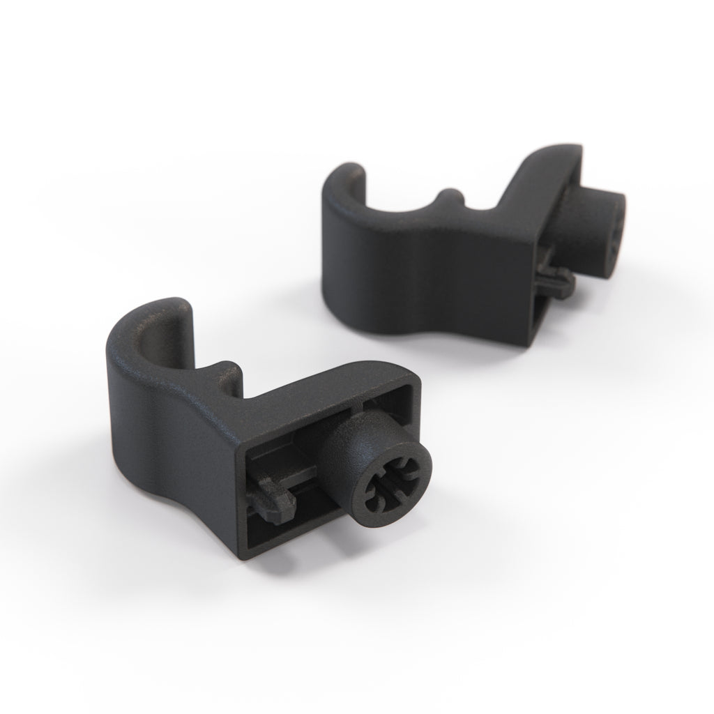 Audi 100/200 A6 100 Avant Roller Sunblind Hooks Set von Schwarz – Ansicht 3