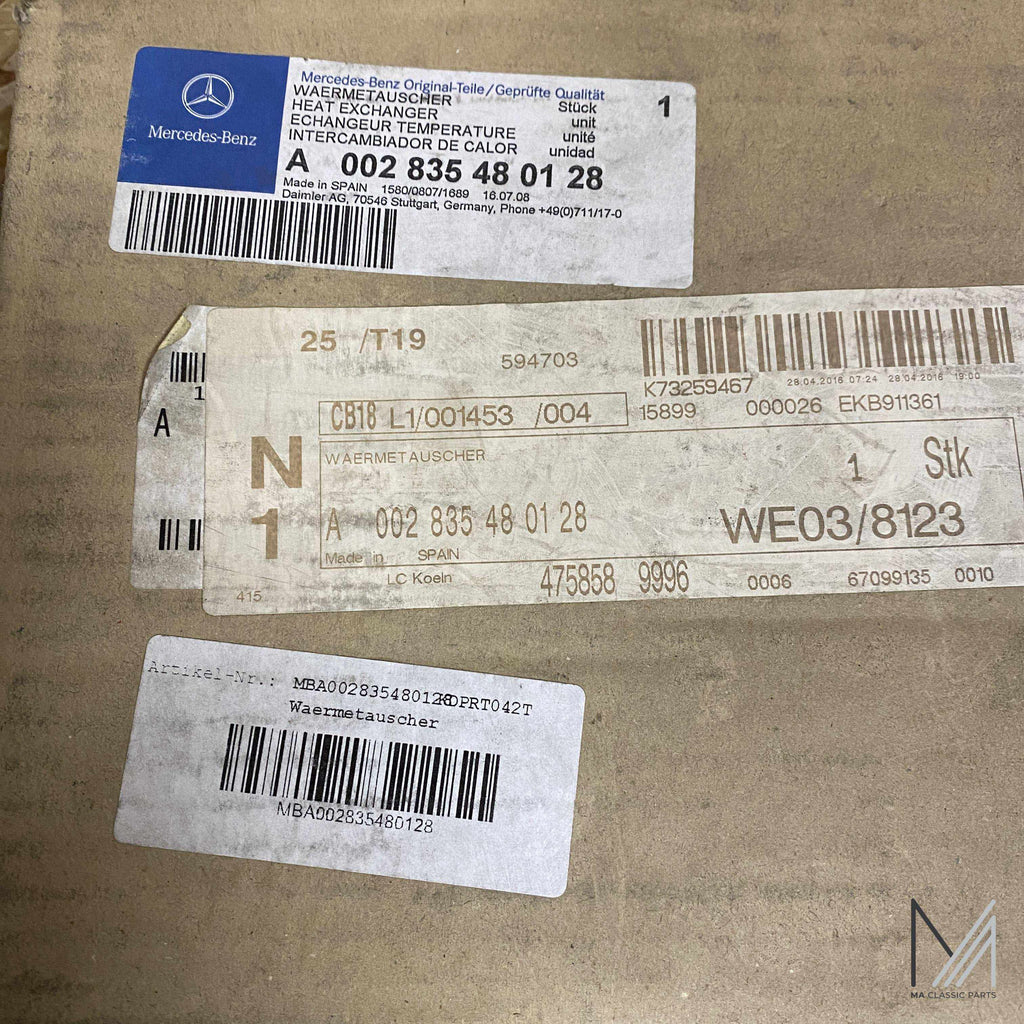 Mercedes-Benz Wärmetauscher A002835480128 NOS – Ansicht 4