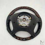 Mercedes Benz Lederlenkrad Wurzelholz ergonomisch R129 W124 W201 W140 – Ansicht 4