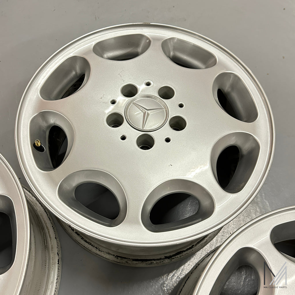 Mercedes-Benz W140 Alufelgen Satz 8-Loch 7,5x16 ET51 A1404000902 – Ansicht 5