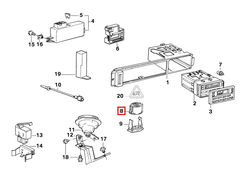 BMW Abdeckung Türgong E31 E32 E34 E38 E46 E52 E83 NEU – Ansicht 4