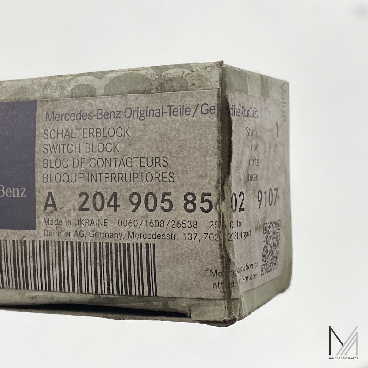Mercedes-Benz W204 Schalterblock NOS – A2049058502 – Ansicht 2