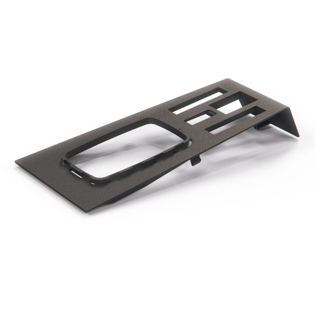 Mercedes-Benz W123 Mittel Konsole Zierleiste Schwarz Zahnrad Box zwei Version – A1236831308 – Ansicht 5