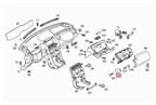 Mercedes-Benz Handschuhfach-Schloss Verschluss W210 – A2106800184 – Ansicht 6