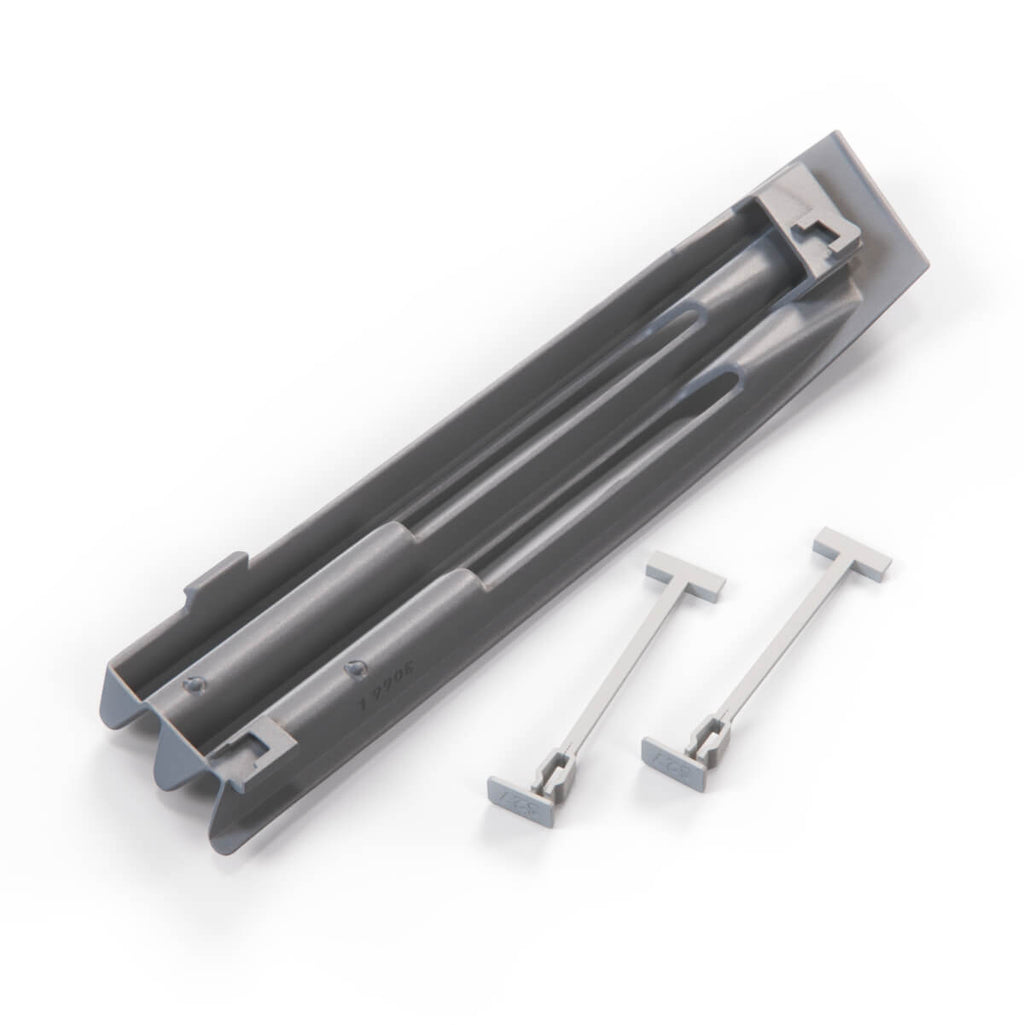 Mercedes-Benz Frontstoßstange Abschleppösen-Abdeckung Gitter W202 Grundiert – A2028800105 – Ansicht 3