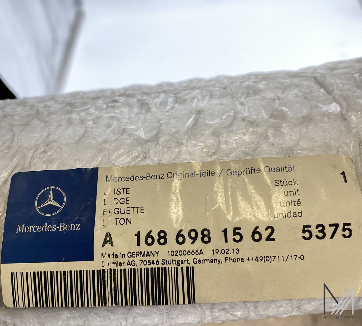 Mercedes-Benz W168 Zierleiste Tür NOS – A1686981562 – Ansicht 2