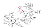 Mercedes-Benz R129 Kunststoff Zierleiste From hinten Teppich Verkleidung li. – A1296920100 – Ansicht 4