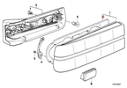 BMW Rückleuchtendichtung 2er-Satz Vorfacelift E30 NEU – Ansicht 5