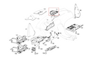 Mercedes-Benz R230 Instrumenten- Verkleidung Armaturenbrett Mittel Abdeckung – A2306801139 – Ansicht 7