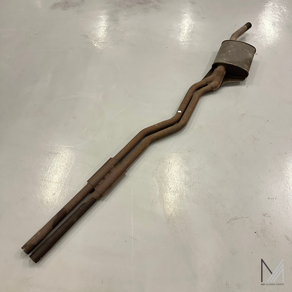 Auspuff Doppelrohr mit Schalldämpfer gebraucht – Mercedes Oldtimer