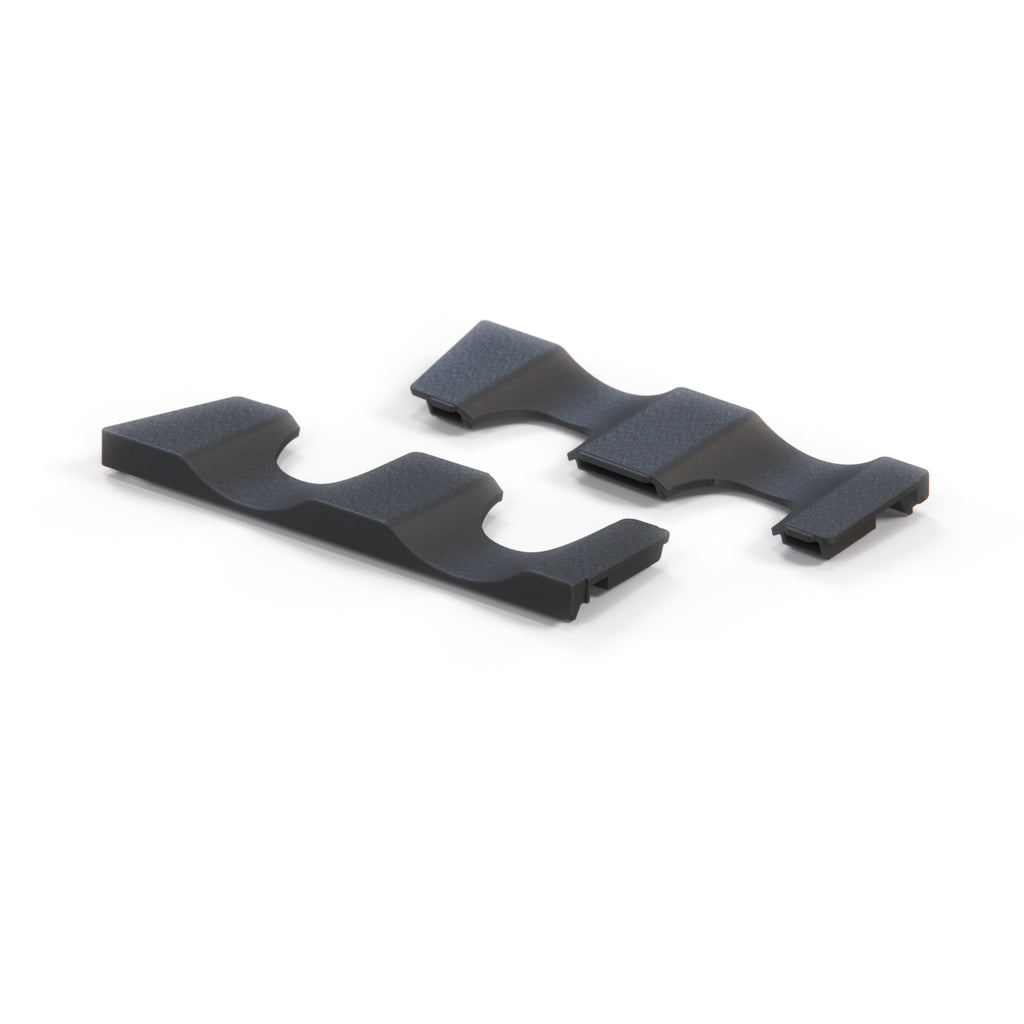 Audi 100/200 A6 100 Becherhalter seitlich Rahmen Set von li. u. re. Schwarz und – Ansicht 2