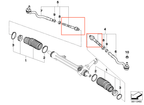 BMW Axialgelenk Spurstange 2er-Satz E46 NEU – Ansicht 3