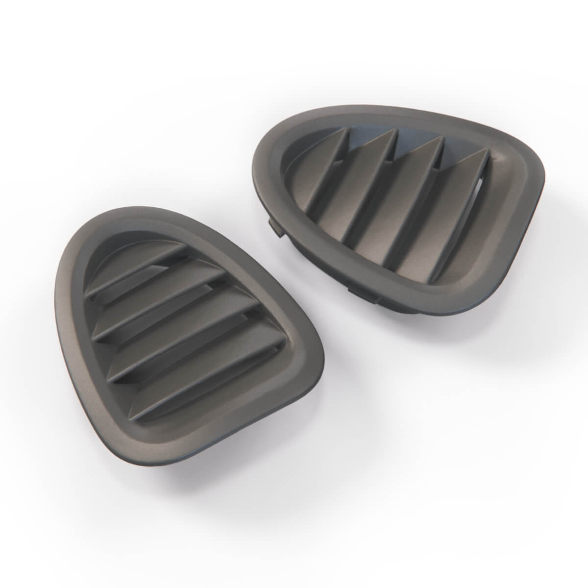 Porsche Defroster-Luftgitter Armaturenbrett 2er-Satz Boxster 986 987 Cayman NEU – Ansicht 2