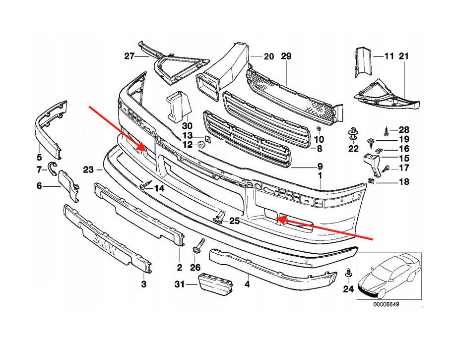 BMW E36 M3 Kühlung Luft Kanal Bremse 60mm oder 70mm li. od. re. Schwarz – Ansicht 6