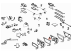 Mercedes-Benz W111 W113 W116 Rückleuchte Mutter Set von 4 Schwarz oder Weiß – A1119900257 – Ansicht 5