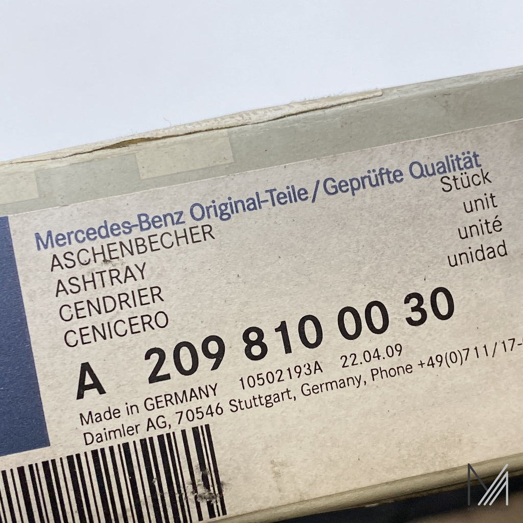 Mercedes-Benz W209 Einsatz Aschenbecher NOS – A2098100030 – Ansicht 2