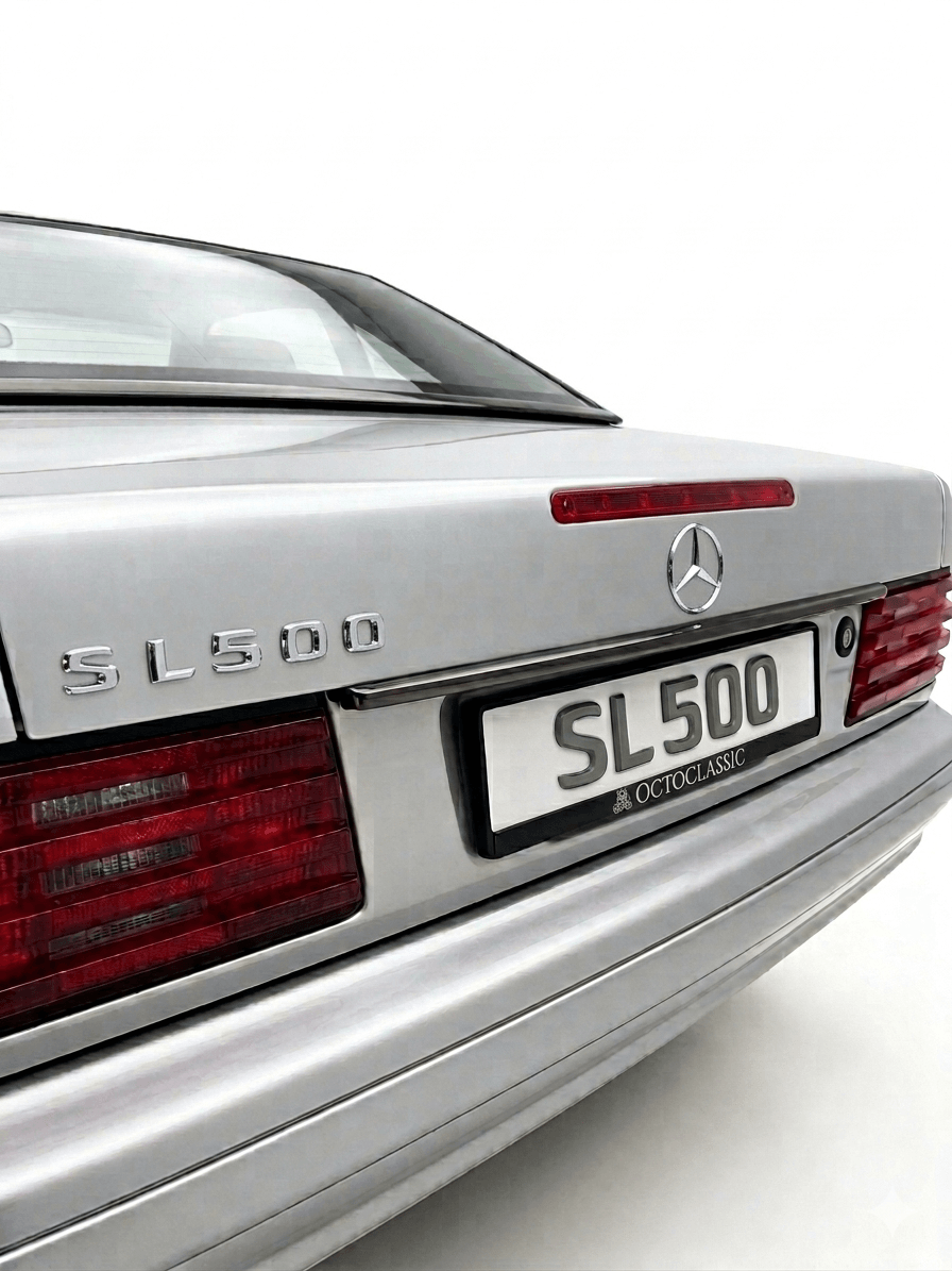 Mercedes-Benz Kennzeichen-Distanzrahmen Kofferraumdeckel R129 NEU – Ansicht 4