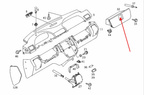 Mercedes-Benz Handschuhfach-Griff W163 NEU – A1636890082 – Ansicht 5