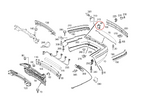 Mercedes-Benz W215 CL hinten Stoßstange Abschlepphaken Öse Abdeckung Grundiert – A2158851122 – Ansicht 4