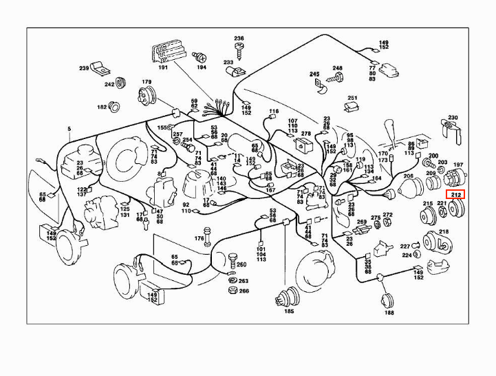 Mercedes-Benz Lichtschalter-Knopf W123 W116 R107 W124 W201 W126 W202 R129 – A2025450081 – Ansicht 6