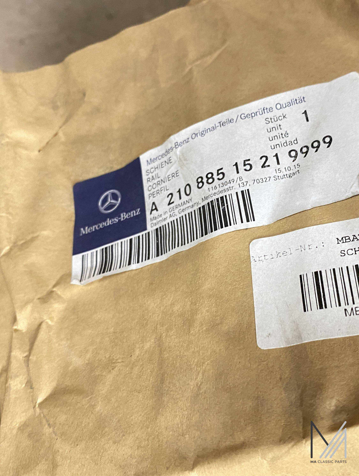 Mercedes-Benz W210 Zierleiste Stoßstange NOS – A2108851521 – Ansicht 3