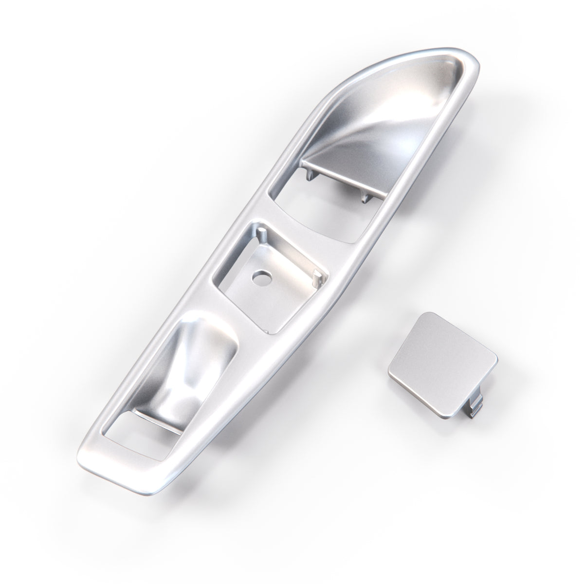 Mercedes-Benz W107 R107 Innenraum Griff Abdeckung Zierleiste oder Chrom + – A1077660191 – Ansicht 6