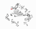 Mercedes-Benz Sitzscharnier-Abdeckung W203 W209 NEU – A2039180330 – Ansicht 4