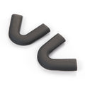 Porsche 924 944 968 924S Türfensterecken-Zierleiste Set von Schwarz 477853375A