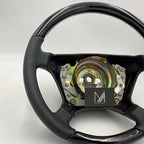 Mercedes Benz Lederlenkrad Vogelaugenahorn W124 R129 W140 W201 W210 W463 – Ansicht 2