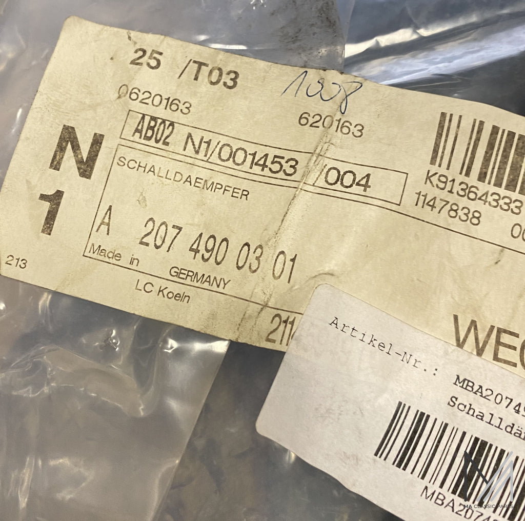 Mercedes-Benz W207 Schalldämpfer NOS – A2074900301 – Ansicht 2