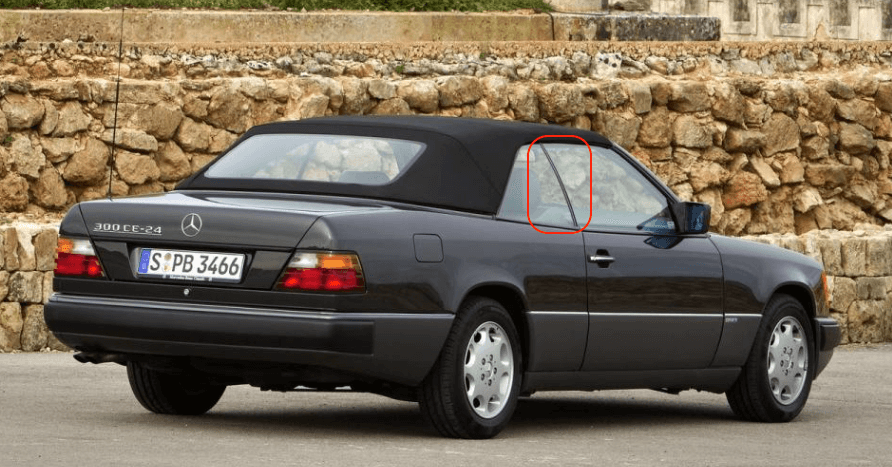 Mercedes-Benz Seite Fenster Dichtung A124 C124 – A1246700939 – Ansicht 4