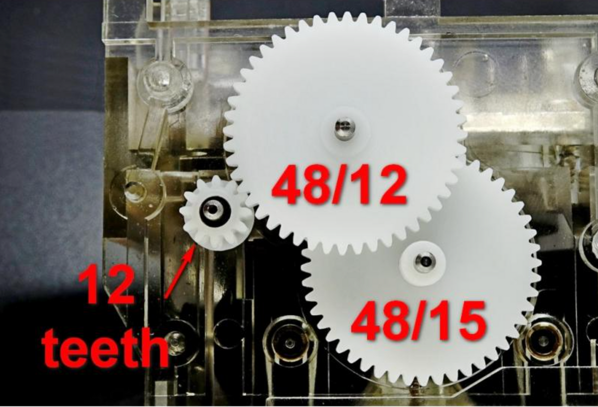 BMW E23 E24 E28 E30 Mercedes Tacho Zahnrad-Reparaturset 48×15, 48×12 – Ansicht 3