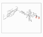 Mercedes-Benz Handschuhfachschloss G-Klasse W460 W461 – A0009883260 – Ansicht 6
