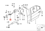 BMW Türfangband hinten E39 1995-1996 NEU – Ansicht 2