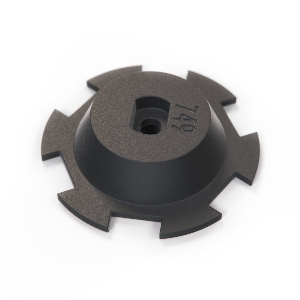 BMW E21 E23 E24 E28 Recaro Sitz Adjusting Knopf Support Schwarz – Ansicht 2