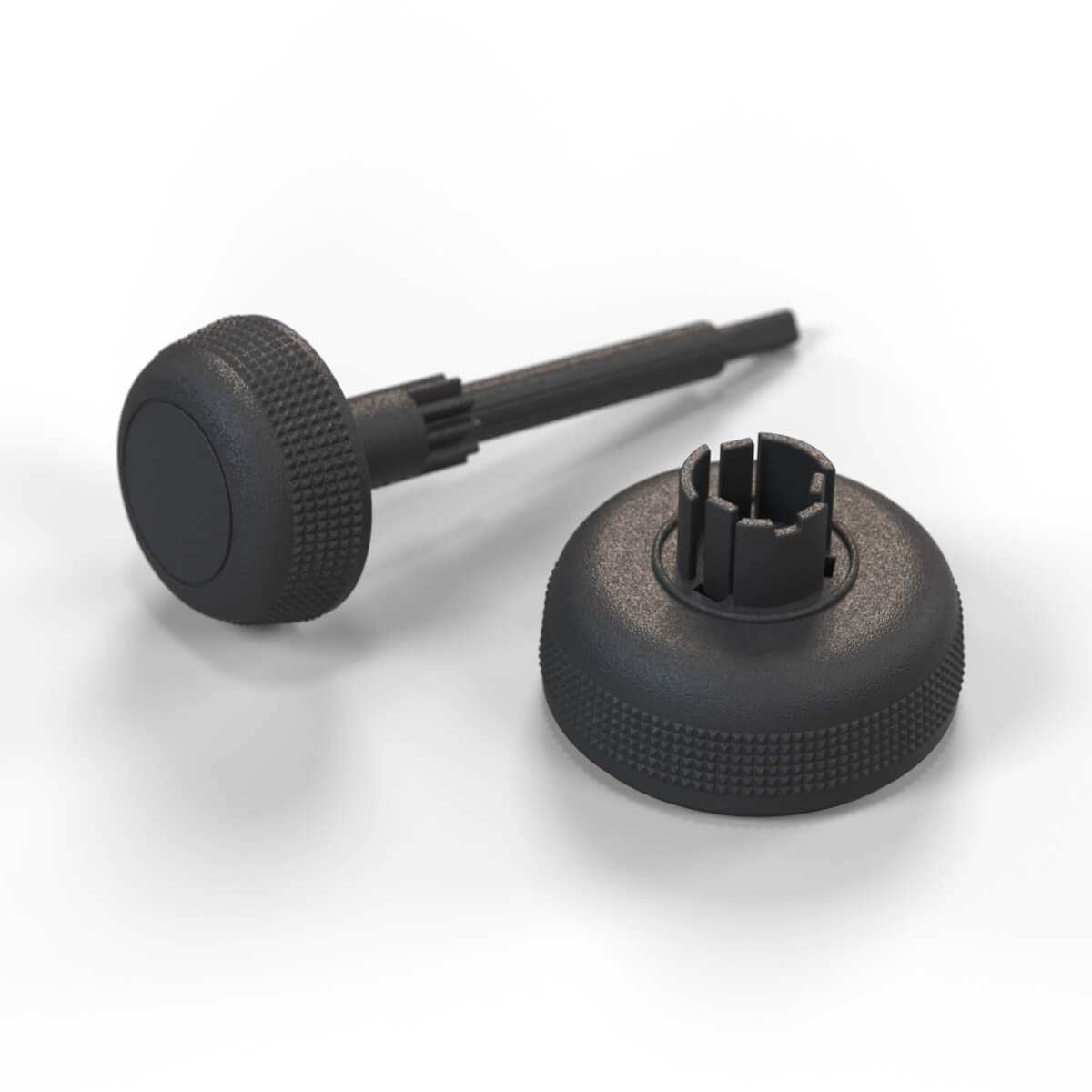 Audi Spiegelverstellung Joystick-Knopf manuell 80 90 B3 B4 100 A6 C4 NEU – Ansicht 3