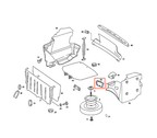 Mercedes-Benz W126 C126 SE Schiebe- Dach Notfall- Entriegelung Abdeckung Schwarz – A1266931133 – Ansicht 4