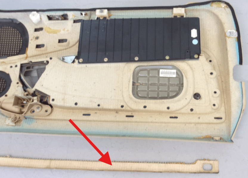Mercedes-Benz Türverkleidung Reparatursatz Montageschiene R129 Mopf NEU – Ansicht 7