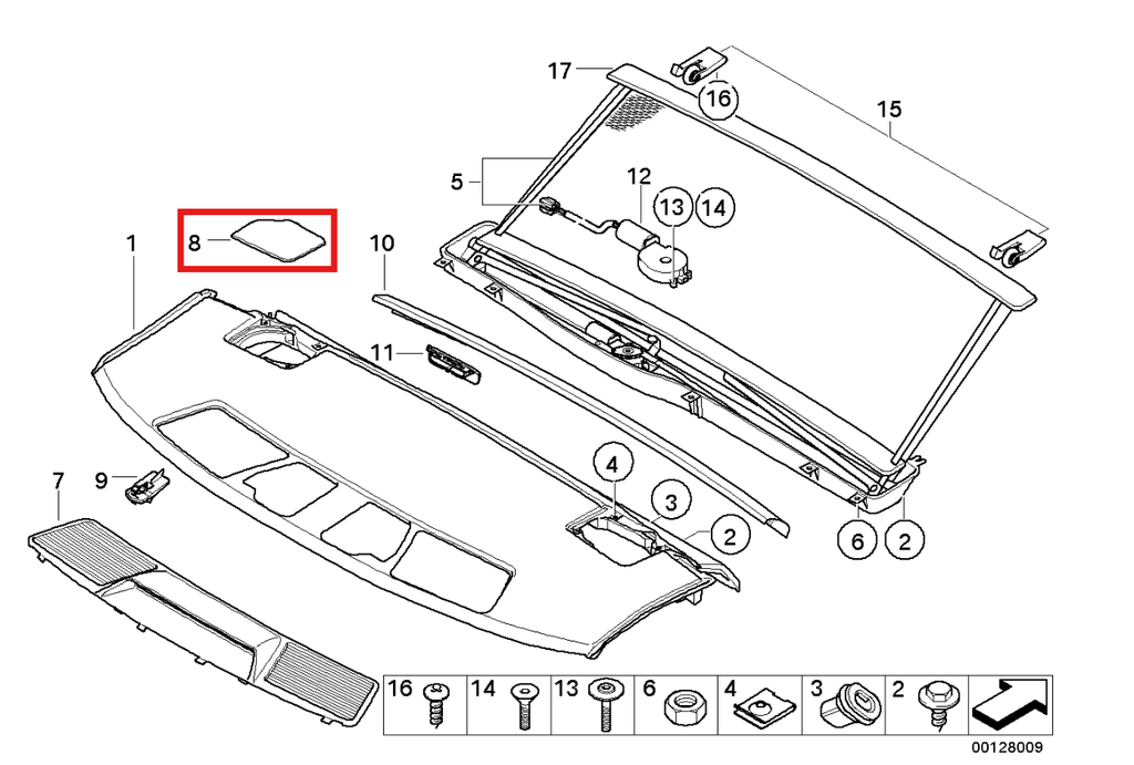 BMW Alpina B7 Lautsprecherabdeckung hinten E65 E66 E67 NEU – Ansicht 4