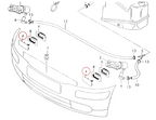 Audi A2 Scheinwerfer Unterlegscheibe Abdeckung Kappe li. od. re. 8Z0955270GRU, – Ansicht 4