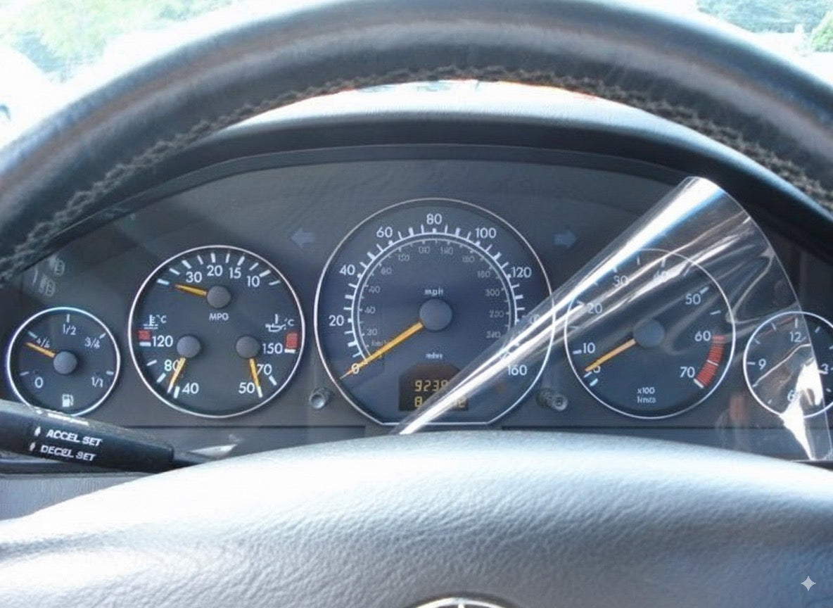 Mercedes-Benz PPF Lackschutzfolie Kombiinstrument R129 – Ansicht 3