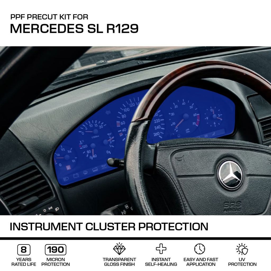 Mercedes-Benz PPF Lackschutzfolie Kombiinstrument R129