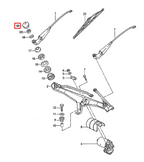 Porsche Wischerarm-Abdeckkappen 2er-Satz 911 968 997 Boxster Cayman NEU – Ansicht 4