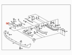 Mercedes-Benz Kennzeichenrahmen 2er-Satz R107 W114 W115 W116 W123 – A1238170378 – Ansicht 4