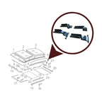 Mercedes-Benz W203 W211 Schiebedach Reparaturset – A2038950105 – Ansicht 4