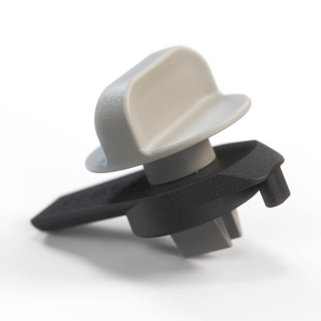 Audi Warndreieck-Halterung Verschluss mit Clip A4 B6 B7 A6 C5 C6 NEU – Ansicht 2