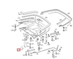 Mercedes-Benz W208 Cabrio oben hinten Klappe Linkage Abdeckung li. od. re. – A2086900164 – Ansicht 3