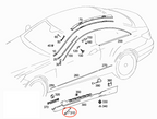 Mercedes-Benz W207 E-Coupé vorne Wagenheber-Aufnahme Abdeckung li. od. re. – A2076980930 – Ansicht 3
