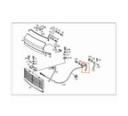 Mercedes-Benz Motorhauben-Entriegelungshebel W108 W110 W113 W115 W123 – A1108800020 – Ansicht 3